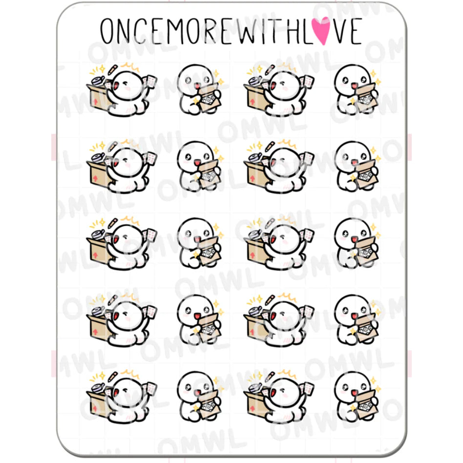 ONCE MORE WITH LOVE Sticker Sheet