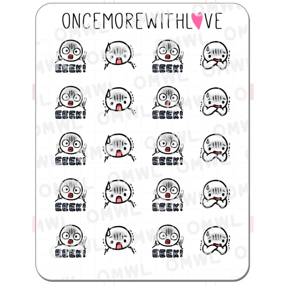 ONCE MORE WITH LOVE Sticker Sheet