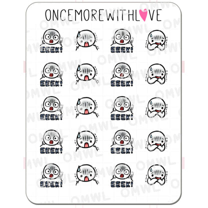 ONCE MORE WITH LOVE Sticker Sheet