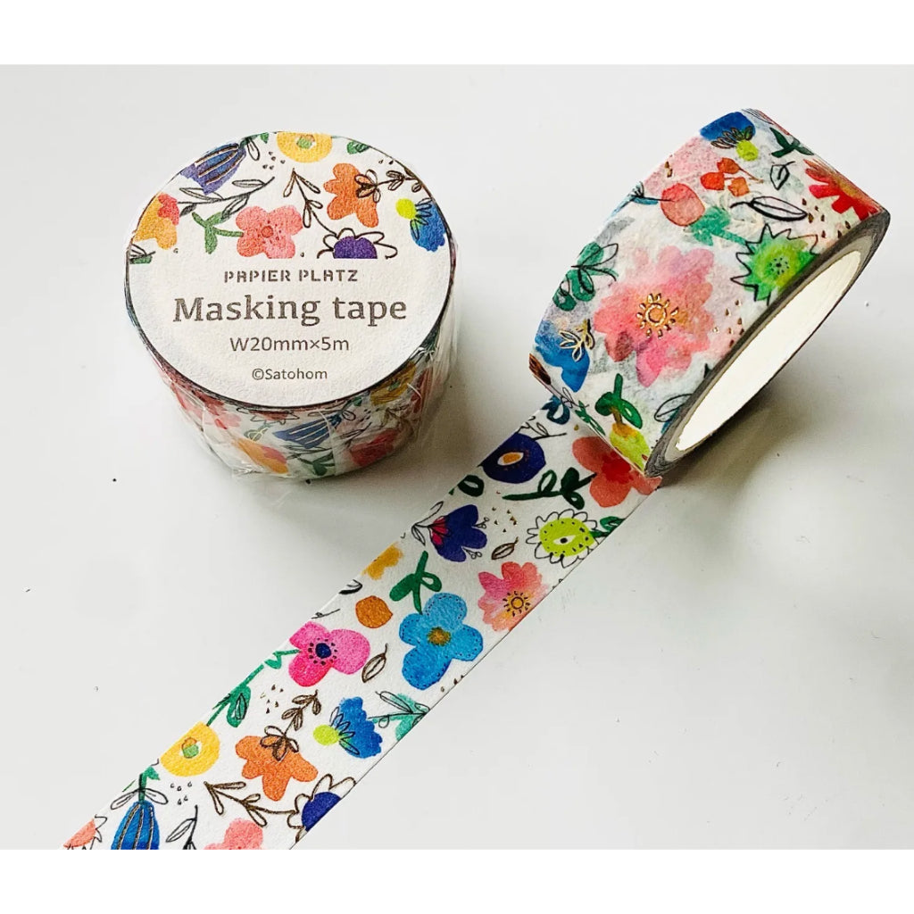 Papier Platz Washi Tape - FULL ROLL - Gold Foil