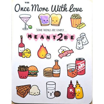 ONCE MORE WITH LOVE Sticker Sheet