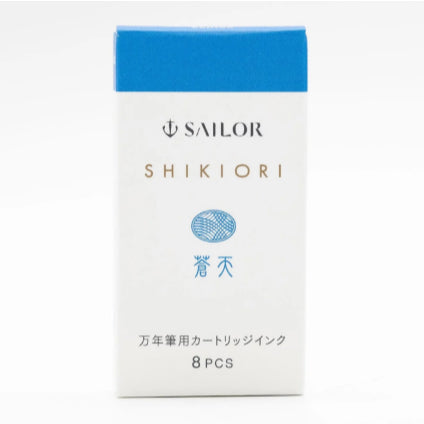 Sailor Shikiori Fountain Pen Ink Cartridge (8 cartridges/1 box)