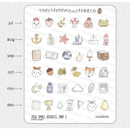 The Coffee Monsterz Co. 2026 Sticker Sheets