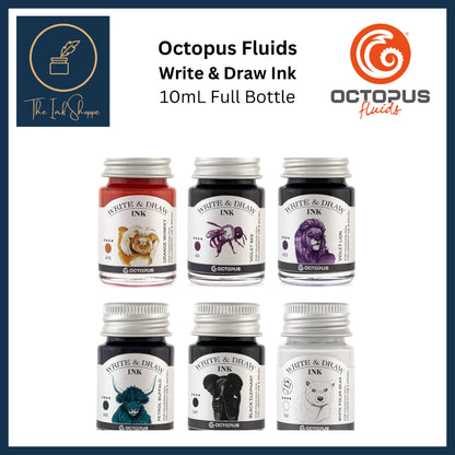 Octopus Fluids Write & Draw Ink (10mL Full Bottle)