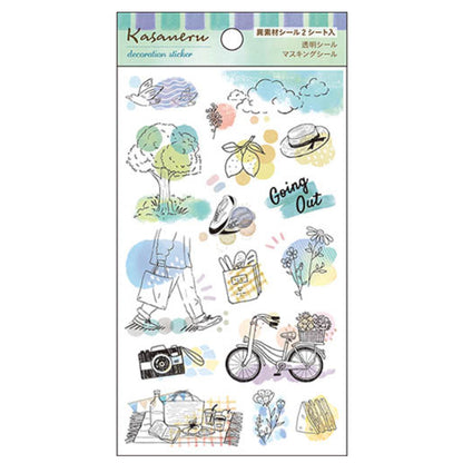 Pine Book Kasaneru Decoration Stickers