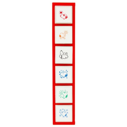 Kodomo No Kao Pochitto6 Push Button Stamp PEANUTS