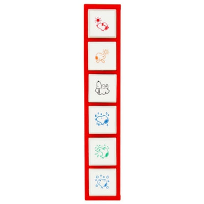 Kodomo No Kao Pochitto6 Push Button Stamp PEANUTS