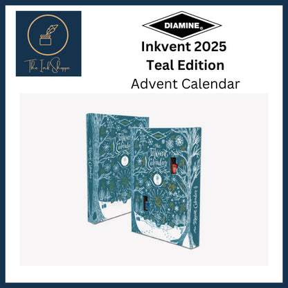 Diamine Inkvent 2025 Teal Edition Fountain Pen Ink Advent Calendar