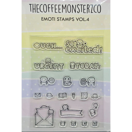 The Coffee Monsterz Co. Emoti Stamps Set Limited Edition