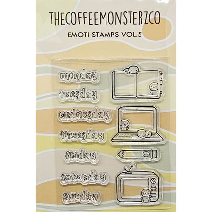 The Coffee Monsterz Co. Emoti Stamps Set Limited Edition