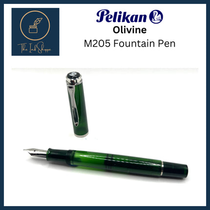 Pelikan M205 Olivine Limited Edition Fountain Pen Fine Nib (F)