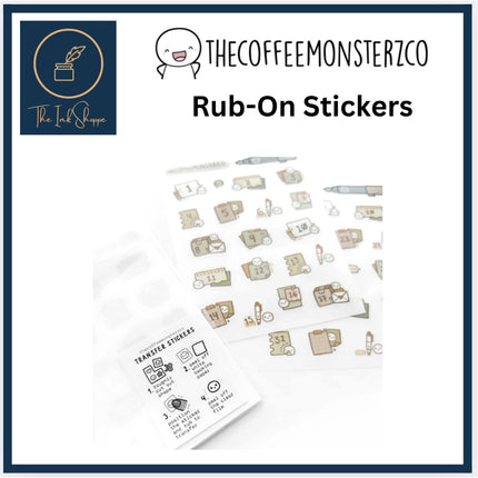 The Coffee Monsterz Co.Rub-On Stickers