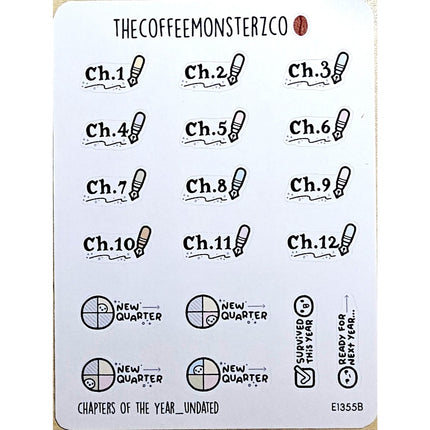 The Coffee Monsterz Co. Sticker Sheet
