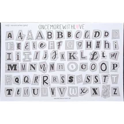 ONCE MORE WITH LOVE Sticker Sheet