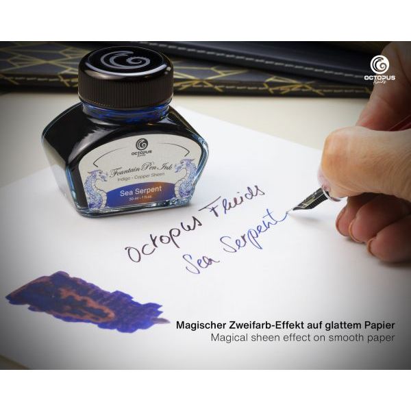 Octopus Fluids Sheen Fountain Pen Ink Bottle (30mL)