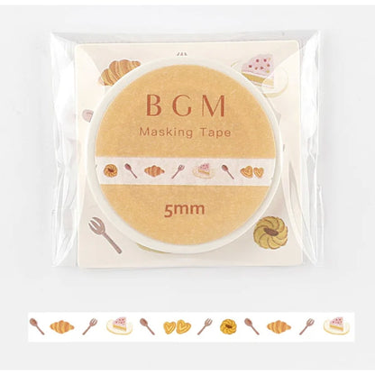 BGM 5mm x 5m Washi Tape with Foil Stamping