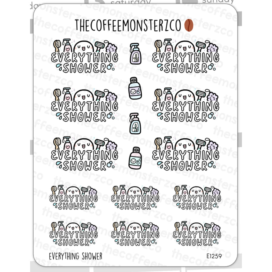 The Coffee Monsterz Co. Sticker Sheet