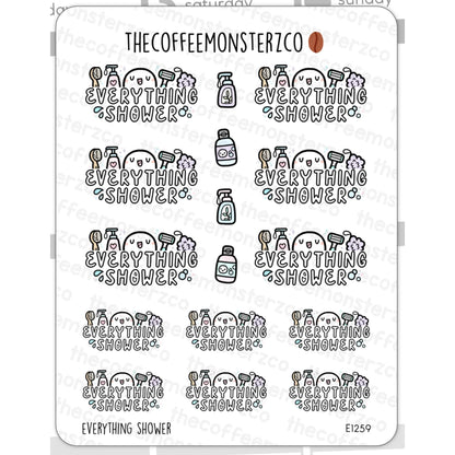 The Coffee Monsterz Co. Sticker Sheet