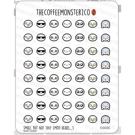 The Coffee Monsterz Co. Emoti Stickers