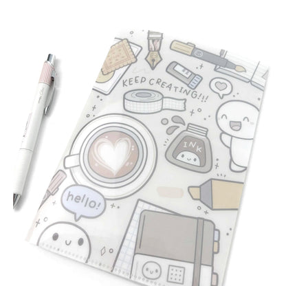 The Coffee Monsterz Co. A5/A6 Plastic File Folder