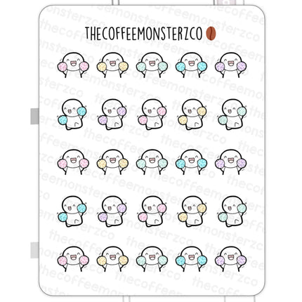The Coffee Monsterz Co. Emoti Stickers