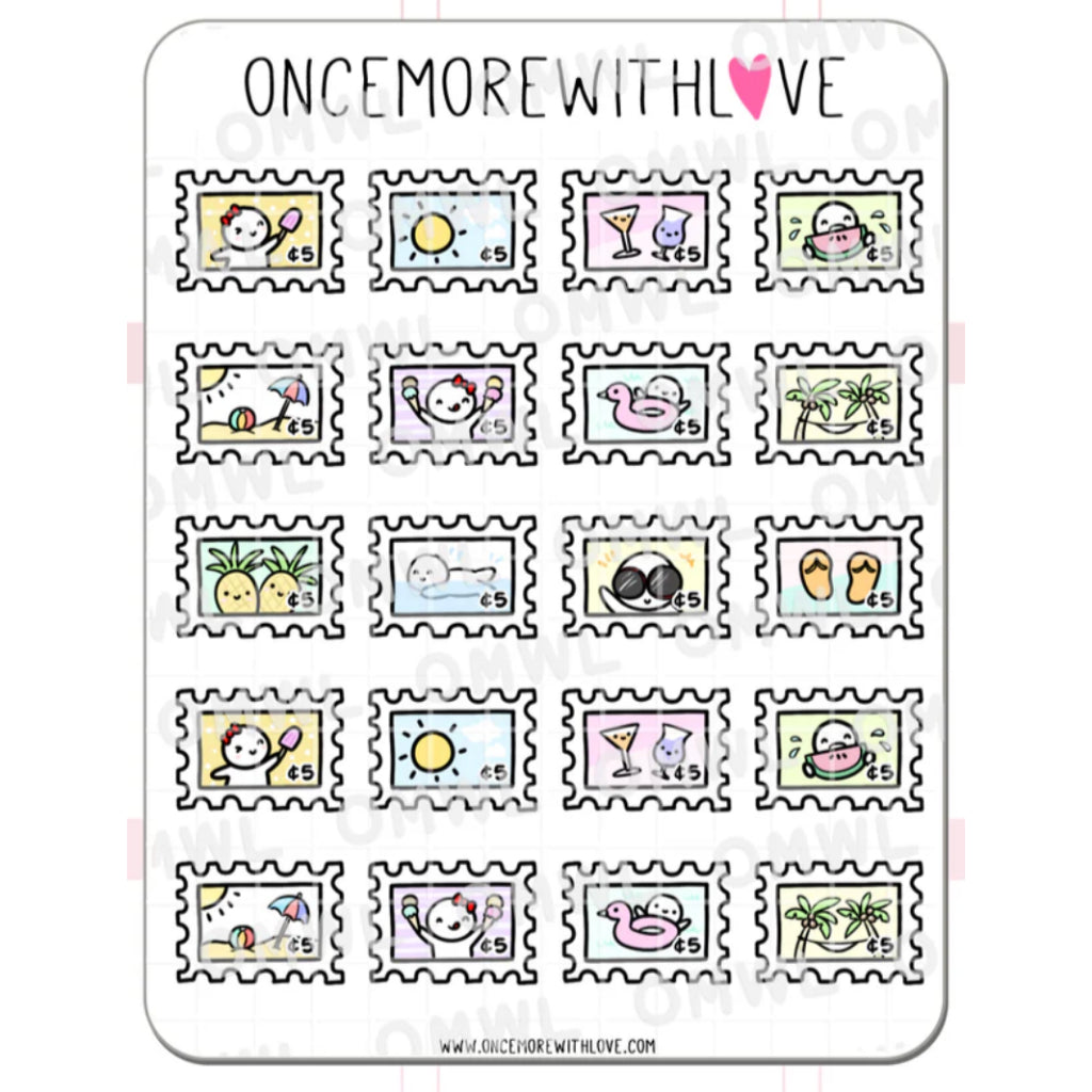 ONCE MORE WITH LOVE Sticker Sheet