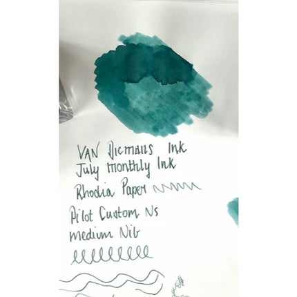 Van Dieman's Monthly Fountain Pen Ink Full Bottle (15mL)