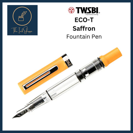 TWSBI ECO-T Saffron Fountain Pen (Medium Nib)