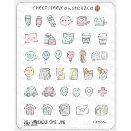 The Coffee Monsterz Co. 2026 Sticker Sheets