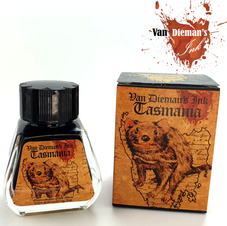 Van Dieman's Tasmania Fountain Pen Ink - Queenstown Gold Mine