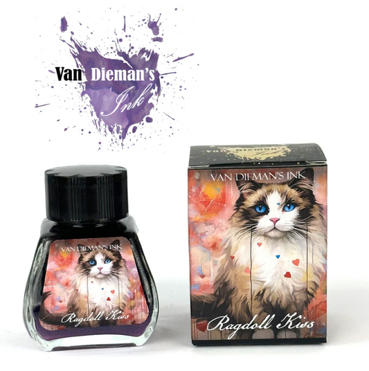 Van Dieman's Feline Fountain Pen Ink - Ragdoll Kiss