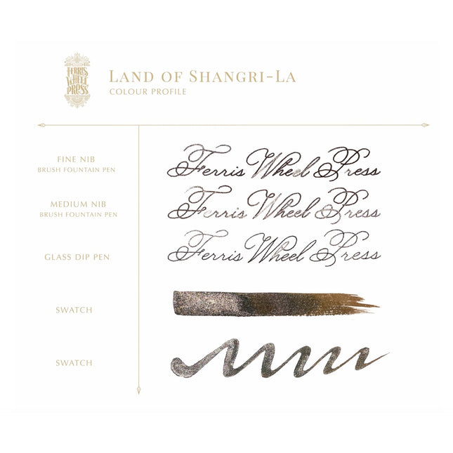 Ferris Wheel Press Curious Collaborations Shangri-La Hotels Fountain Pen Ink Sample (3mL)