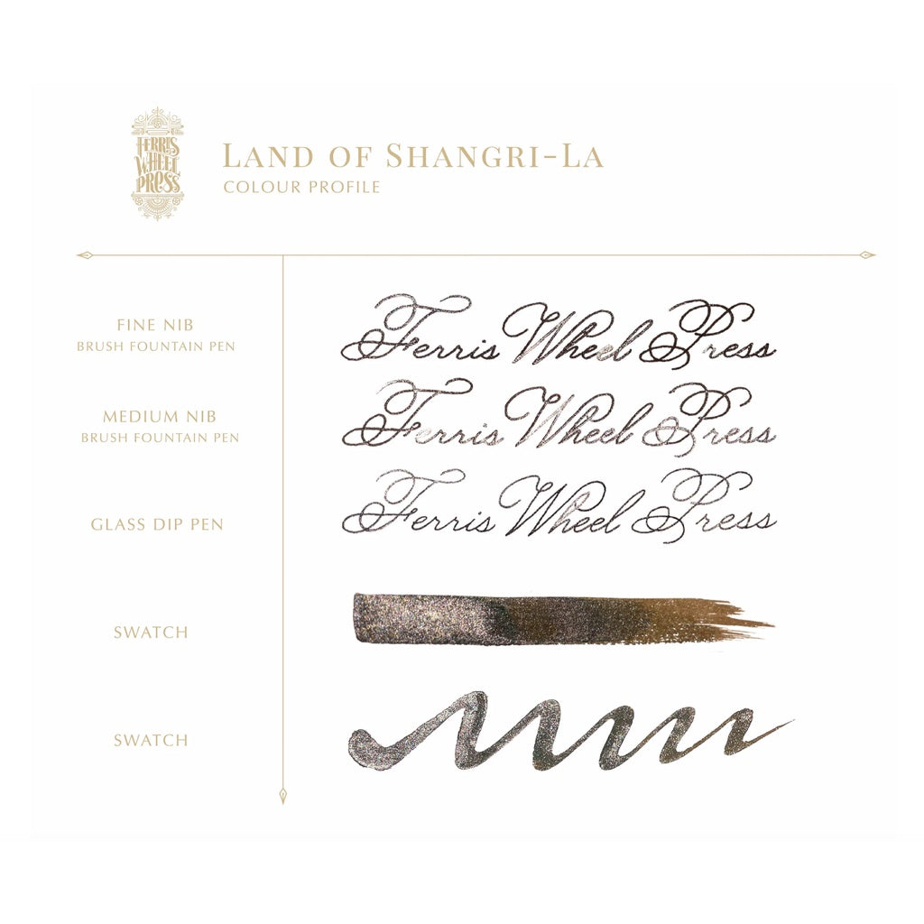 Ferris Wheel Press Curious Collaborations Shangri-La Hotels Fountain Pen Ink Sample (3mL)