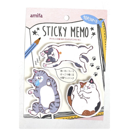 Amifa Sticky Memo - Cats and Dogs
