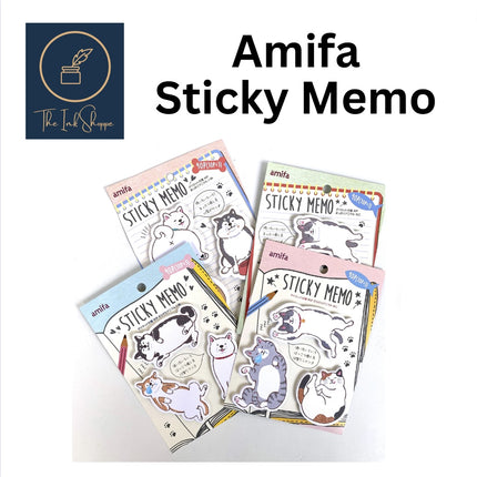 Amifa Sticky Memo - Cats and Dogs