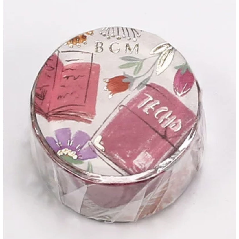 BGM Foil-Stamped FULL ROLL Washi Tape - Stationery Items