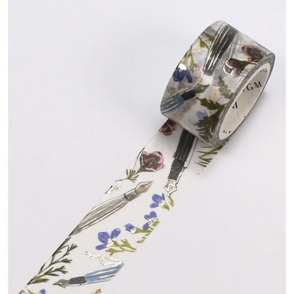 BGM Foil-Stamped FULL ROLL Washi Tape - Stationery Items
