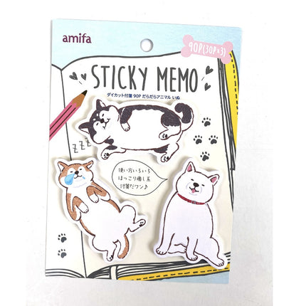 Amifa Sticky Memo - Cats and Dogs