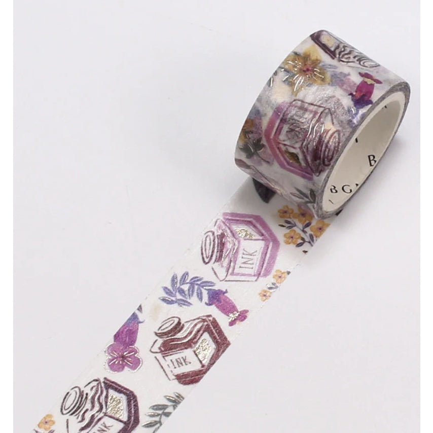 BGM Foil-Stamped FULL ROLL Washi Tape - Stationery Items