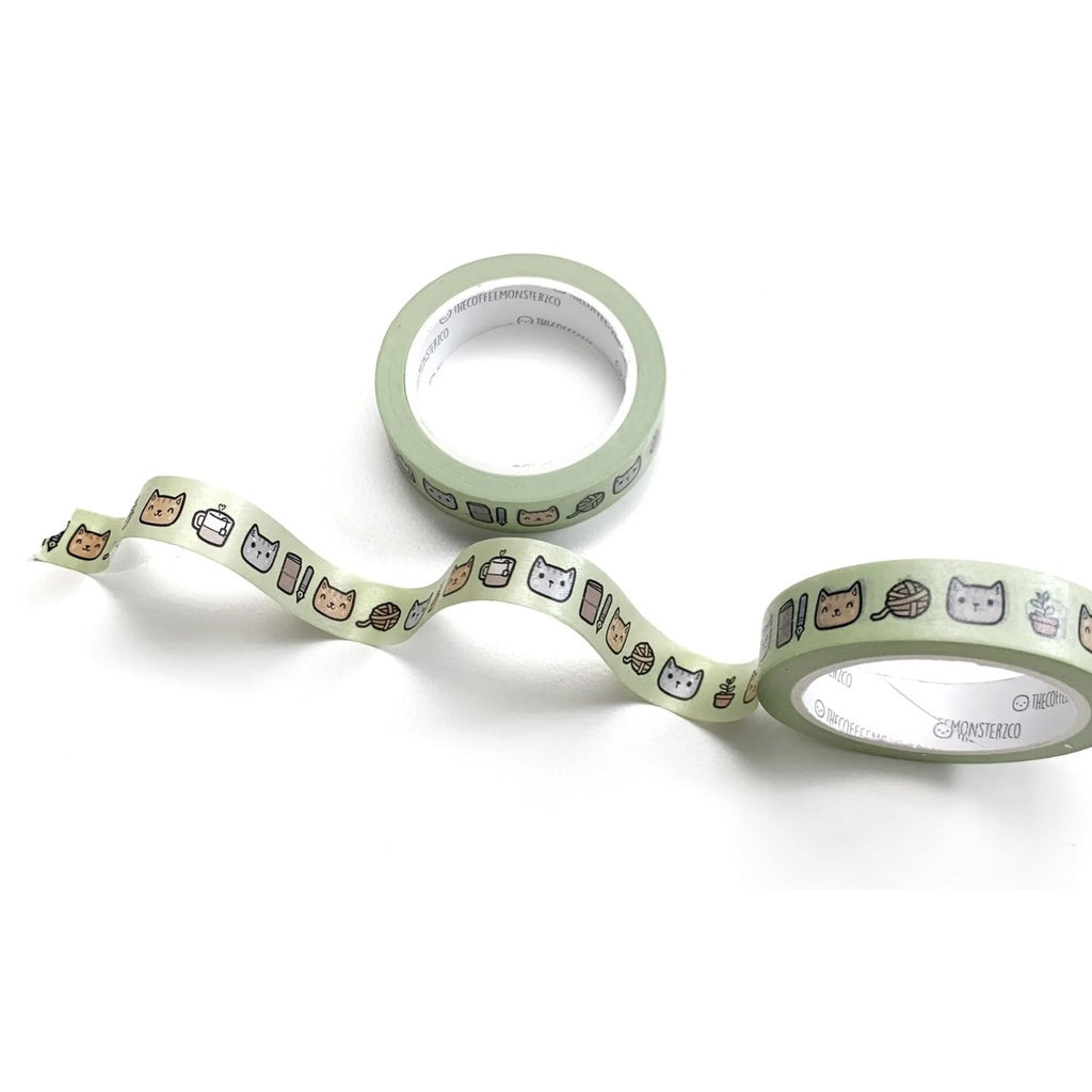 The Coffee Monsterz x Wonder Pens Washi Tape Limited Edition