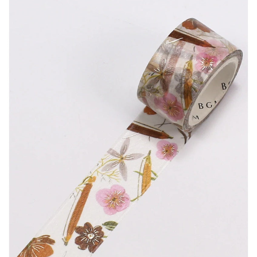 BGM Foil-Stamped FULL ROLL Washi Tape - Stationery Items