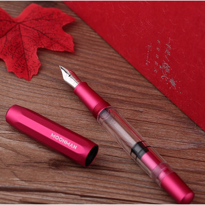 Majohn/Moonman T1 Piston Filling Acrylic & Metal Fountain Pen