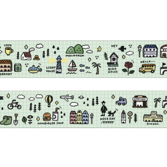 Papier Platz x Eric Small Things Washi Tape FULL ROLL