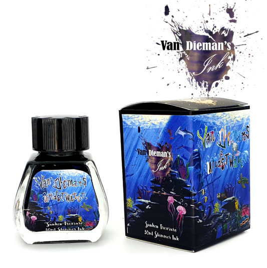 Van Dieman's Underwater Fountain Pen Ink - Sunken Treasure - The Ink Shoppe Philippines