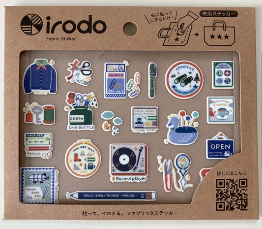 IRODO - ERIC Small Things Fabric Stickers - The Ink Shoppe Philippines