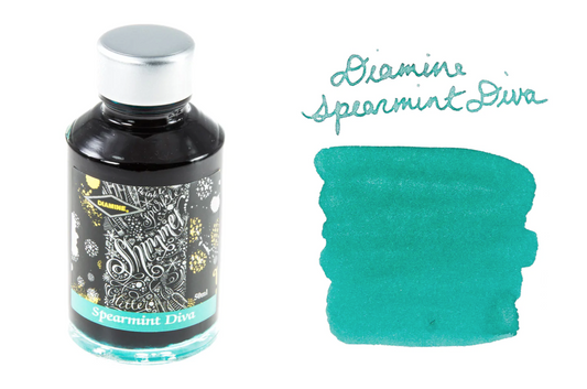 Diamine Shimmer-tastic Fountain Pen Ink - Spearmint Diva - The Ink Shoppe Philippines