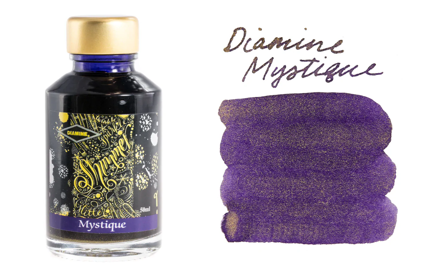 Diamine Shimmer-tastic Fountain Pen Ink - Mystique - The Ink Shoppe Philippines