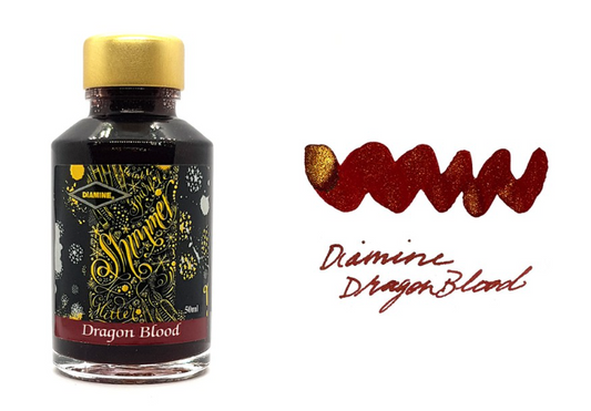 Diamine Shimmer-tastic Fountain Pen Ink - Dragon's Blood - The Ink Shoppe Philippines