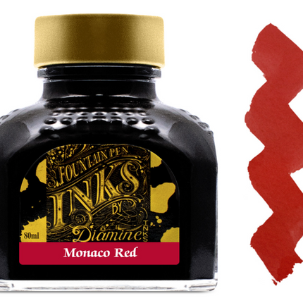 Diamine Fountain Pen Ink - Monaco Red - The Ink Shoppe Philippines