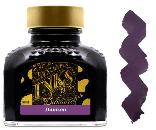 Diamine Fountain Pen Ink - Damson - The Ink Shoppe Philippines